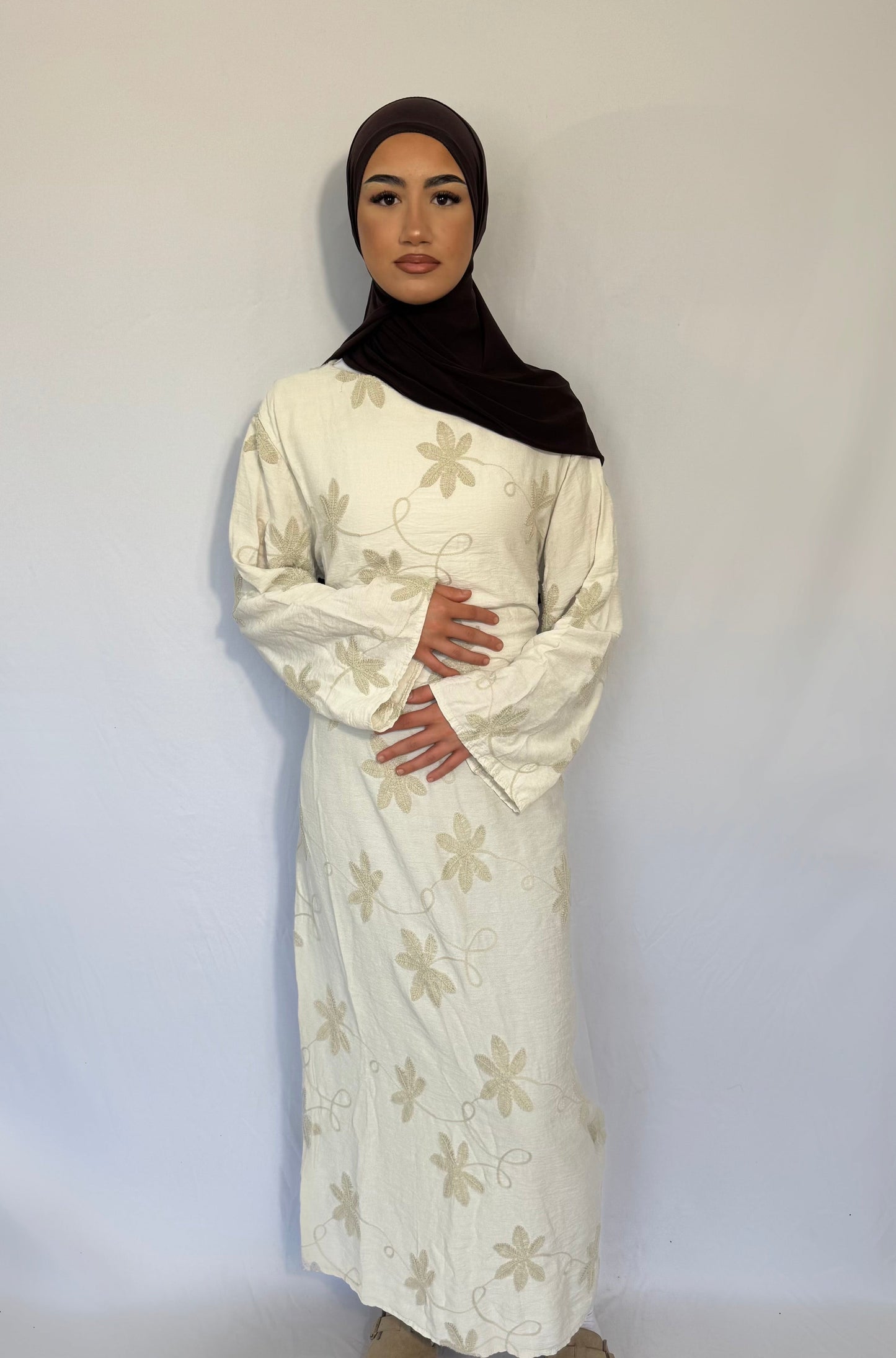 Robe à motif fleurs