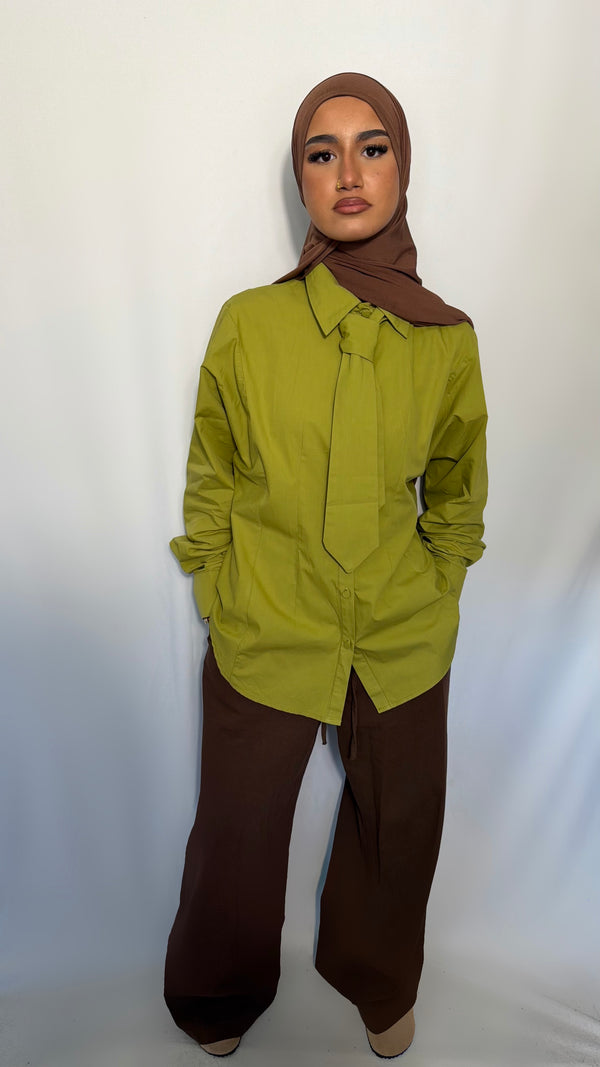 Chemise cravate
