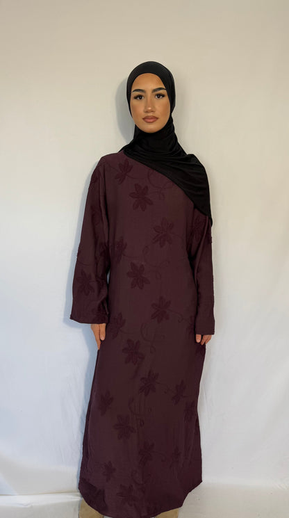 Robe à motif fleurs