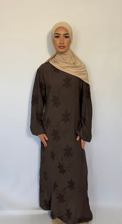 Robe à motif fleurs