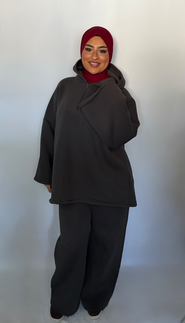 Ensemble jogging gris