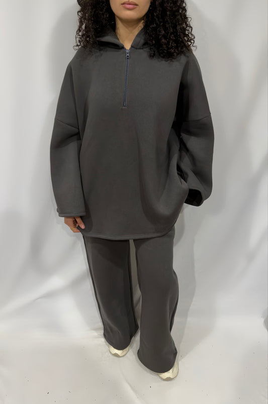 Ensemble jogging gris